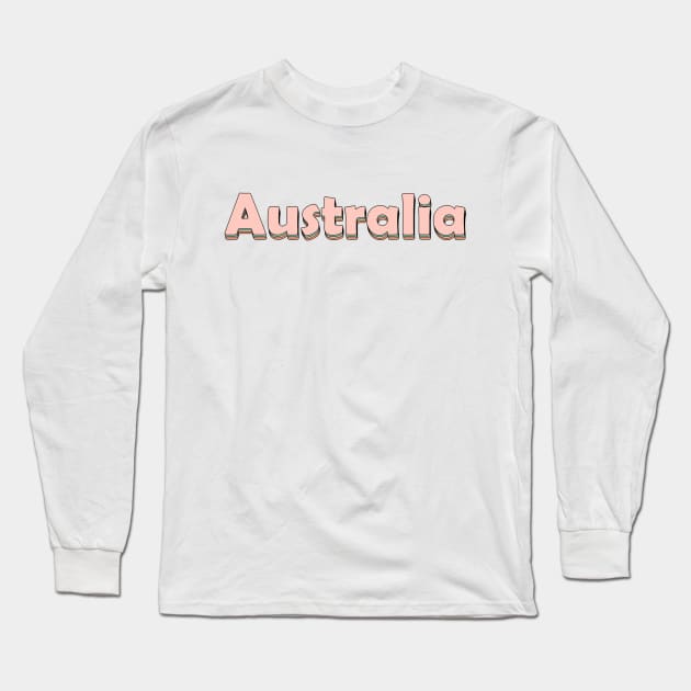 Australia Long Sleeve T-Shirt by MysticTimeline